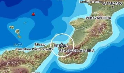 Terremoti, scossa del 4,6 grado nello Stretto di Messina