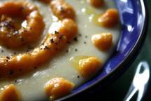 Vellutata cavolfiori e crema di carote al curry 3 002
