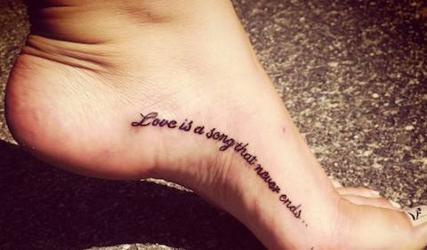 Foot Tattoo: quando il tatuaggio è sul piede