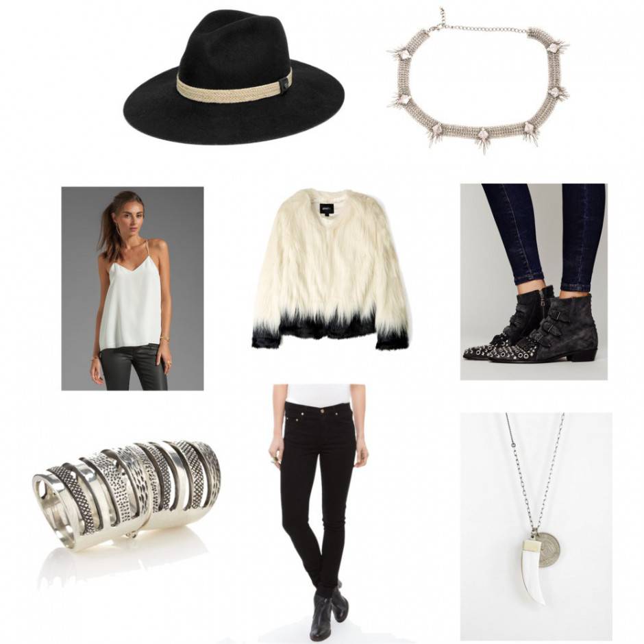 Outfit Rock Style Elegante E Grintoso