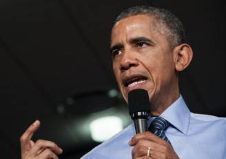 Obama (NICHOLAS KAMM/AFP/Getty Images)