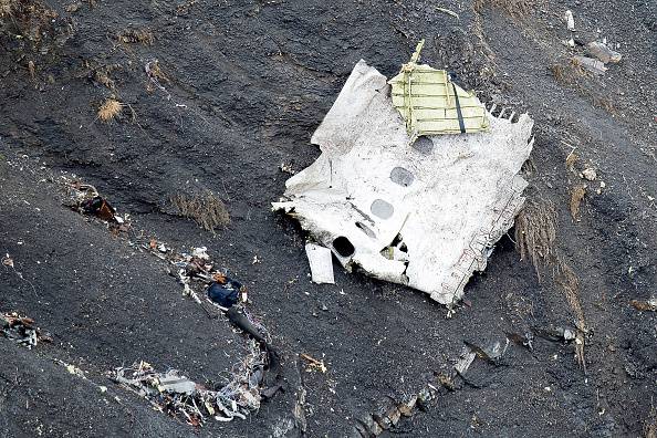 SEYNE, FRANCE - MARCH 25: (Alternate crop of #467495310)  In this handout image supplied by the Ministere de l'Interieur (French Interior Ministry), search and rescue teams attend to the crash site of the Germanwings Airbus in the French Alps on March 25, 2015 near Seyne, France.  Germanwings flight 4U9525 from Barcelona to Duesseldorf  has crashed in Southern French Alps. All 150 passengers and crew are thought to have died.  (Photo by F. Balsamo - Gendarmerie nationale / Ministere de l'Interieur via Getty Images)