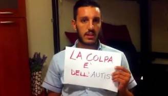 Autista Atac Christian Rosso (Screenshot YouTube)