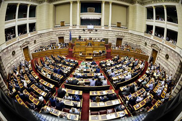 Il Parlamento di Atene (ANDREAS SOLARO/AFP/Getty Images)