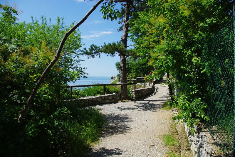 Duino sentiero Rilke (Foto di Rasevic. Wikicommons. Licenza CC BY 3.0)