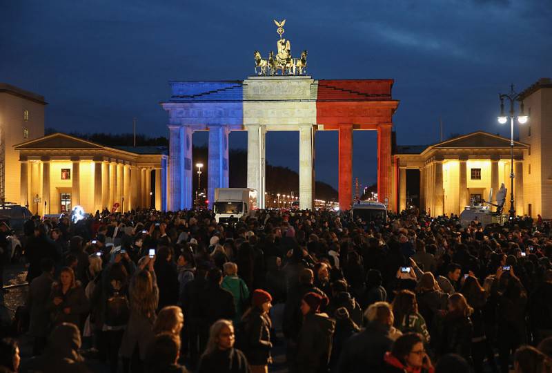 La Porta di Brandeburgo a Berlino (Sean Gallup/Getty Images)