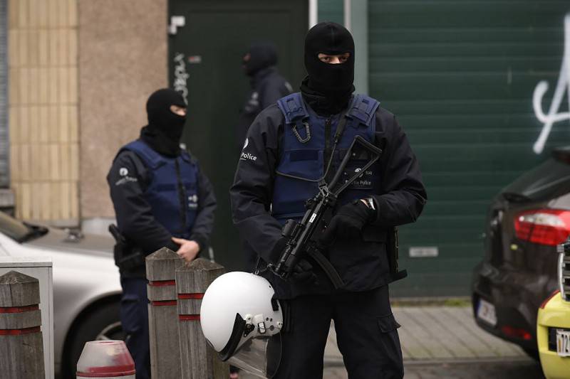 Blitz delle forze speciali in Belgio (JOHN THYS/AFP/Getty Images)