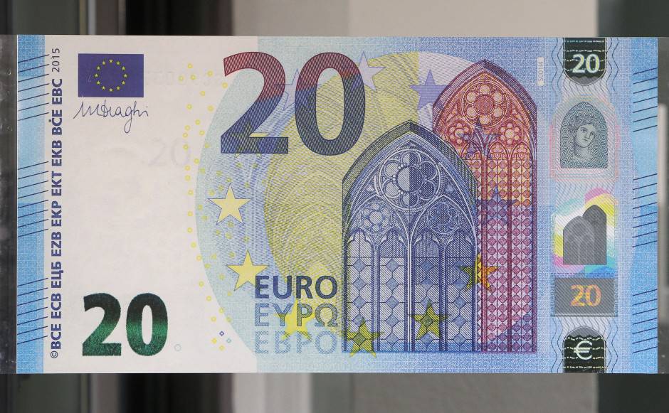 La banconota da 20 euro cambia look