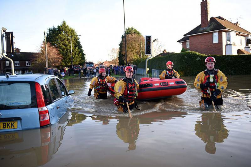 Alluvione a York, Regno Unito (OLI SCARFF/AFP/Getty Images)