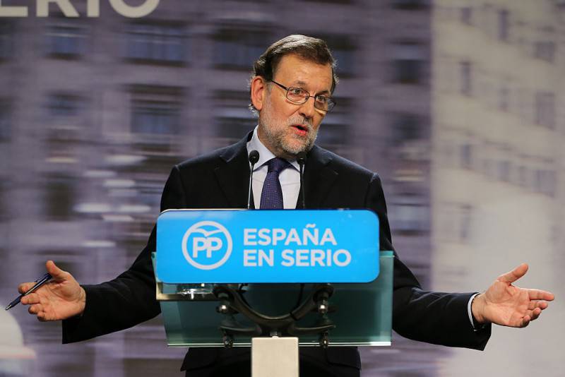elezioni in Spagna, il premier Rajoy (CESAR MANSO/AFP/Getty Images)