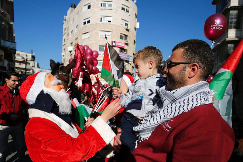 Ramallah, Natale 2015 (ABBAS MOMANI/AFP/Getty Images)