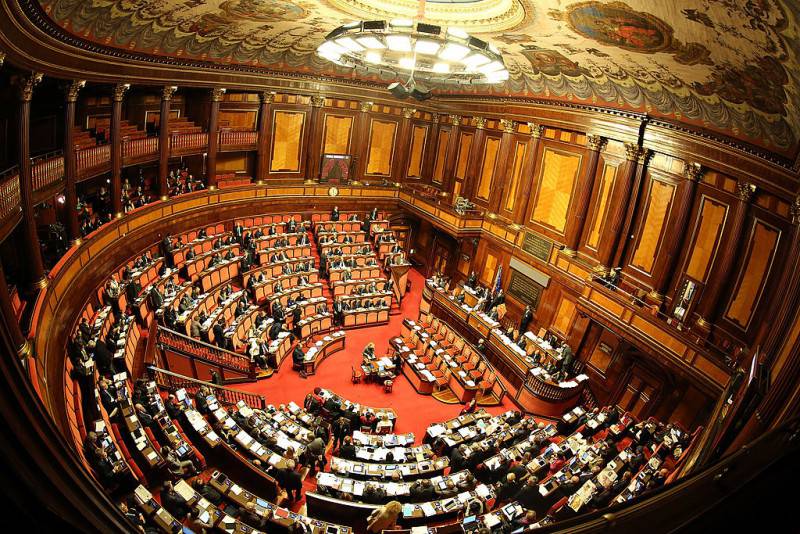 Aula del Senato italiano (Getty Images)