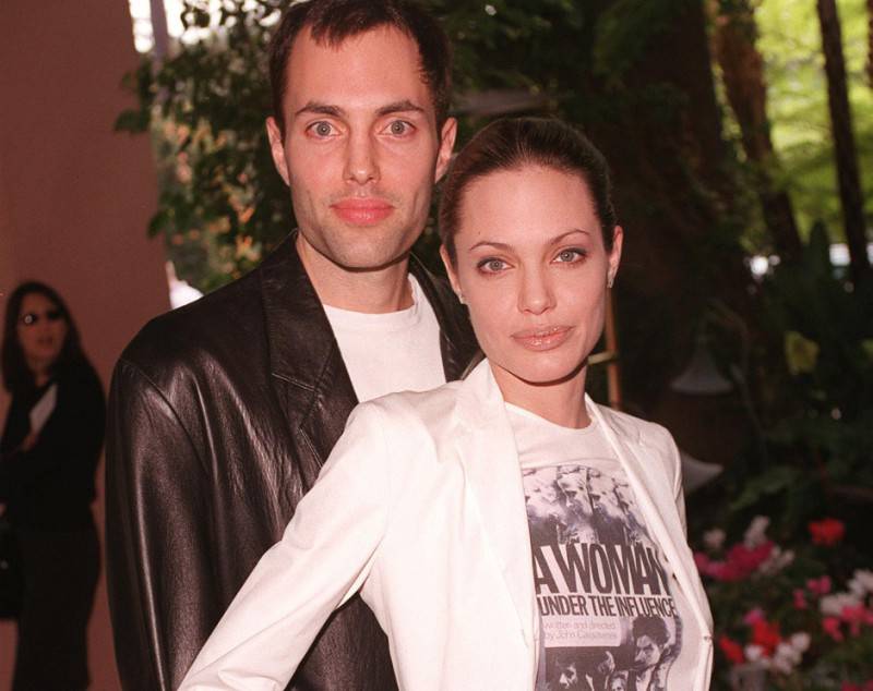 Angelina Jolie e il fratello James Haven (Getty Images)