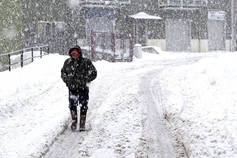 Neve in Italia (GIOVANNI MARINO/AFP/Getty Images)