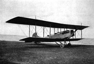 Un biplano Curtis del 1918 (Wikipedia, pubblico dominio)