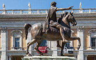 Campidoglio di Roma, la statua di Marco Aurelio (Pixabay)