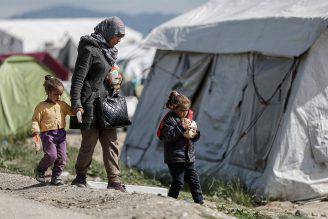 Campo profughi di Idomeni, Grecia (YANNIS KOLESIDIS/AFP/Getty Images)