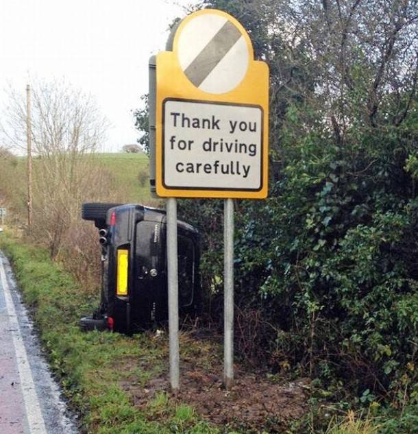 Guidare con prudenza!