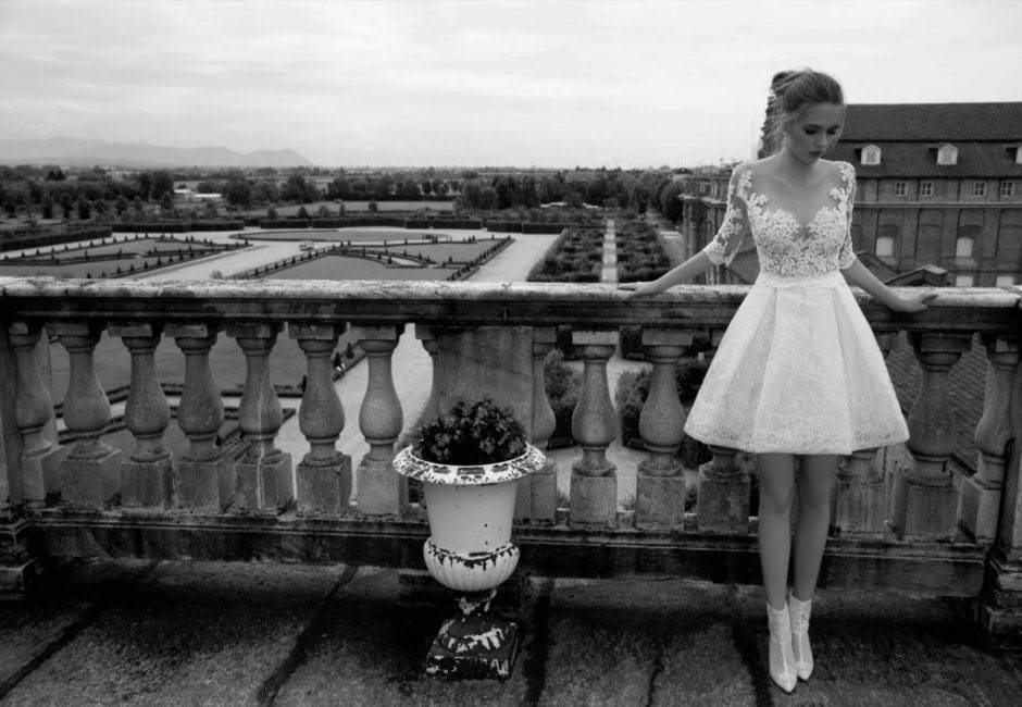 Abiti da sposa corti, i più belli in una foto gallery da sogno