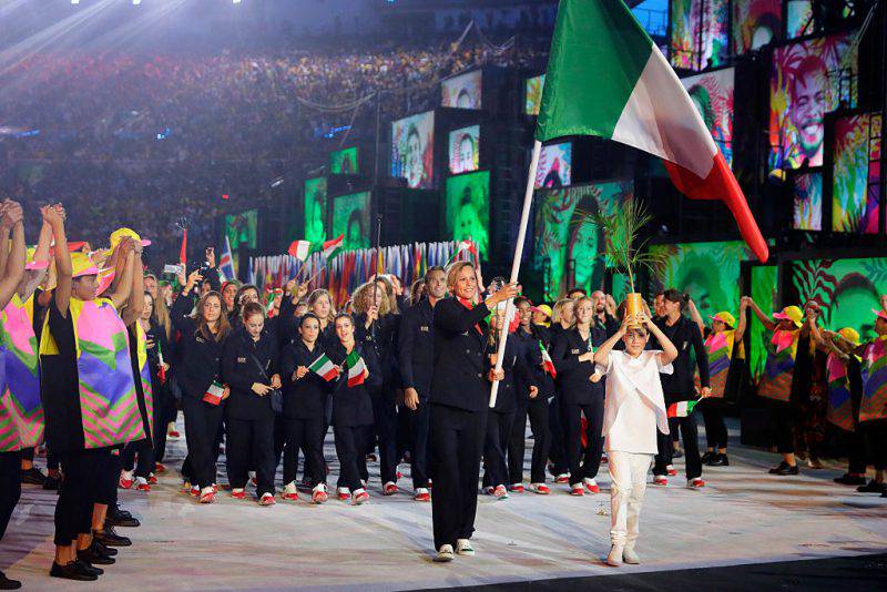 Federica Pellegrini portabandiera alle Olimpiadi di Rio (Jamie Squire/Getty Images)