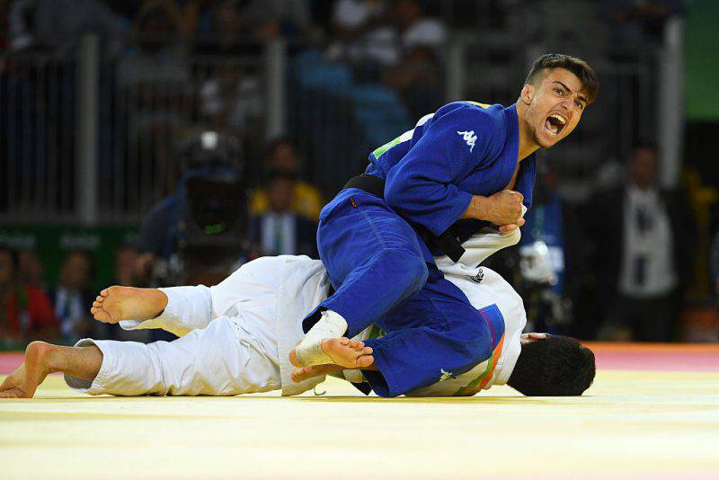 Fabio Basile vince la medaglia d'oro nel judo alle Olimpiadi di Rio (TOSHIFUMI KITAMURA/AFP/Getty Images)