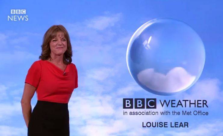 Previsioni del tempo BBC (Screenshot)