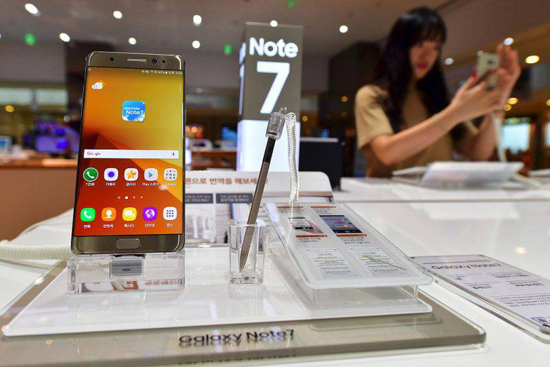Samsung Galaxy Note7 (JUNG YEON-JE/AFP/Getty Images)