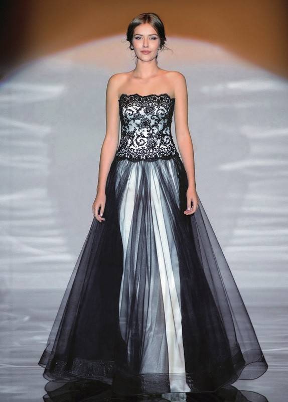 La sposa in nero, in una romantica foto gallery