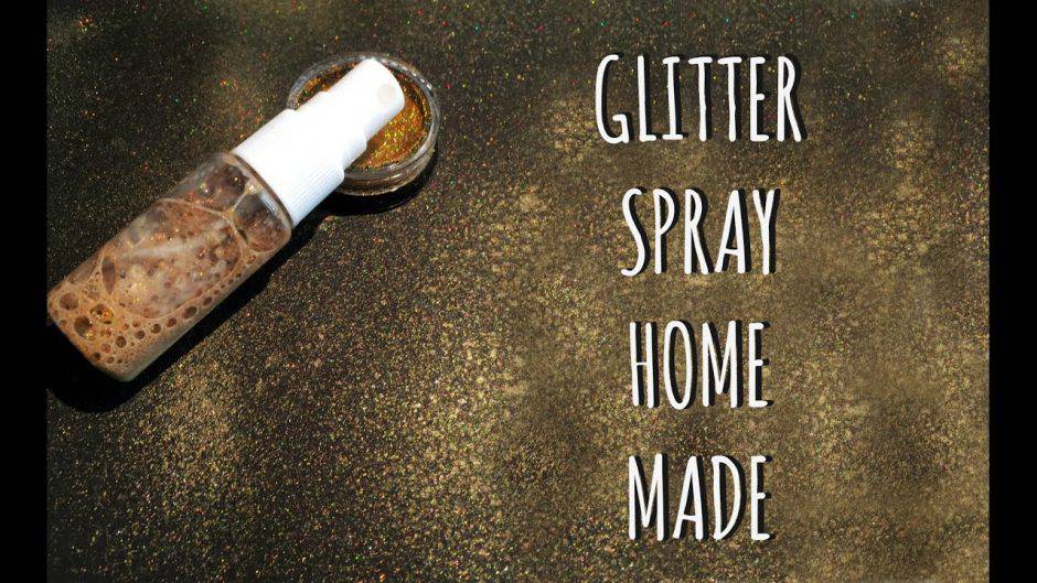 DIY come preparare un glitter spray fai da te
