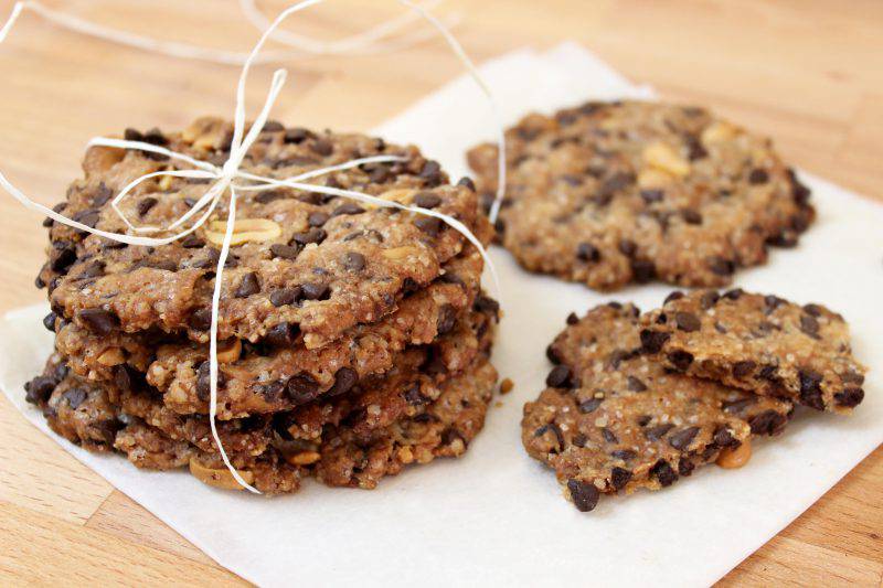 Biscotti Di Natale Video.American Cookies Vegan Con Arachidi
