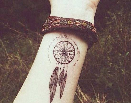 9. Dreamcatcher Tattoo - wide 4