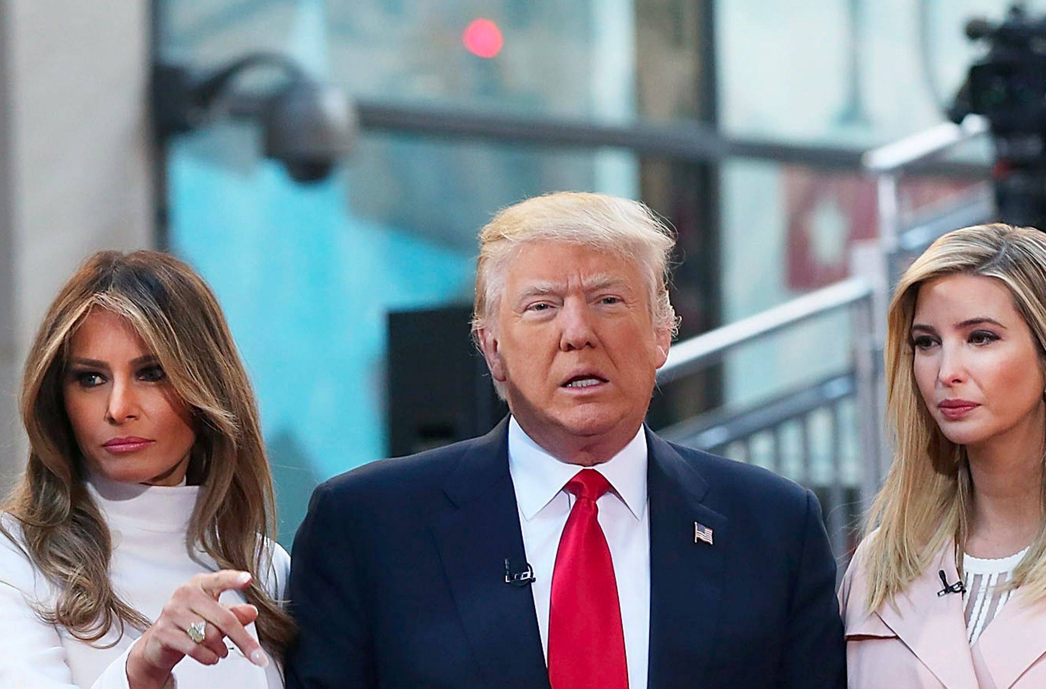 Donald Trump, Melania e Ivanka