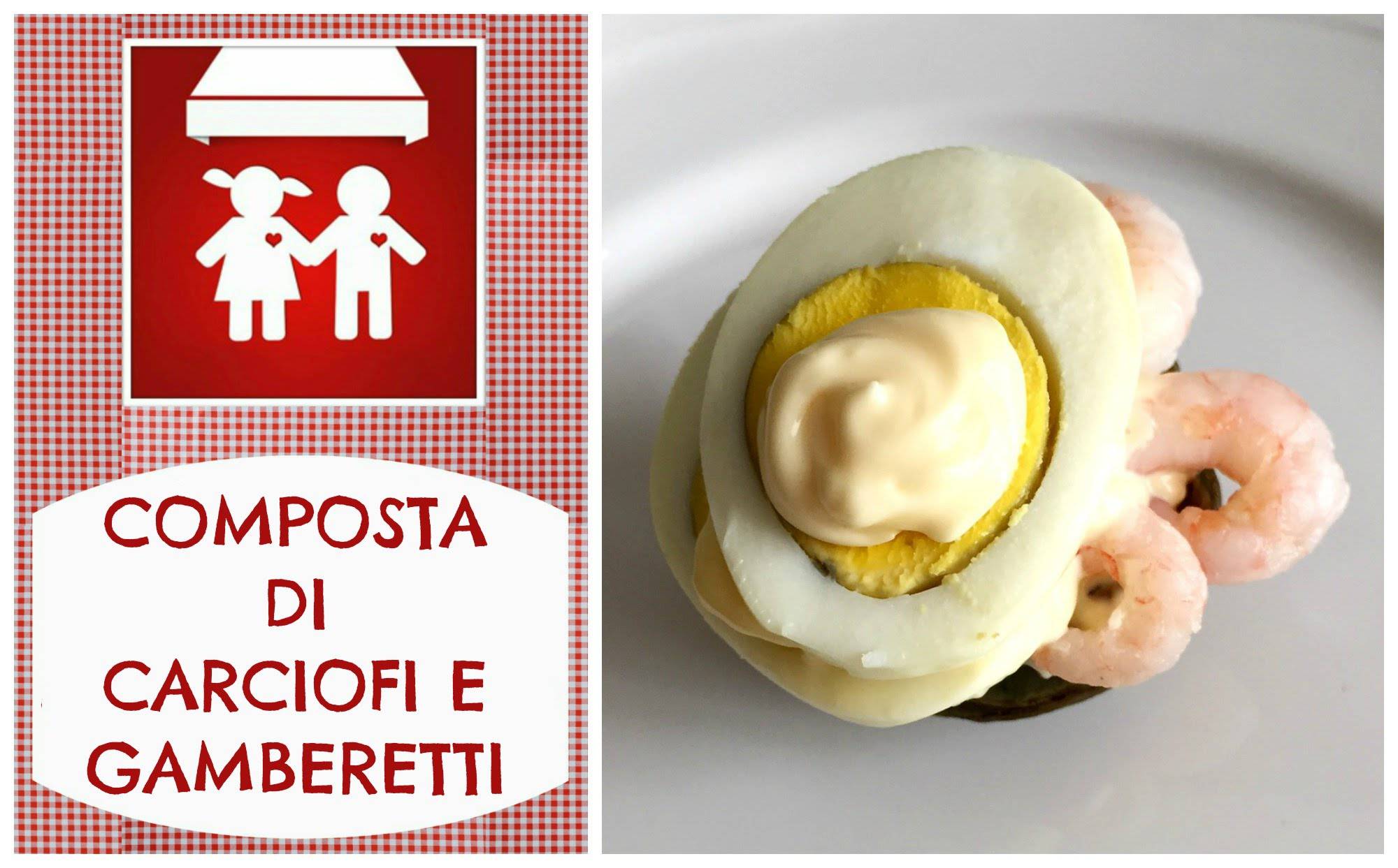 Composta di carciofi e gamberetti, un antipasto gustoso e raffinato