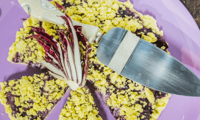 Come preparare la sbriciolata al radicchio