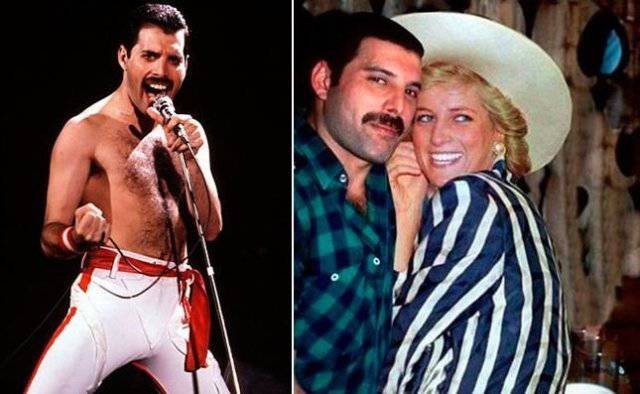 freddie mercury lady diana