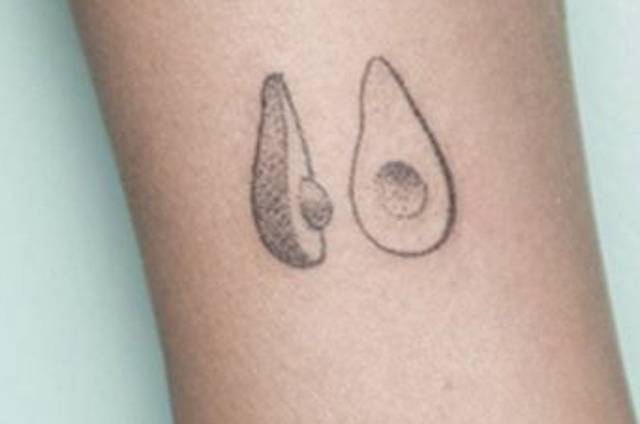 tattoo avocado