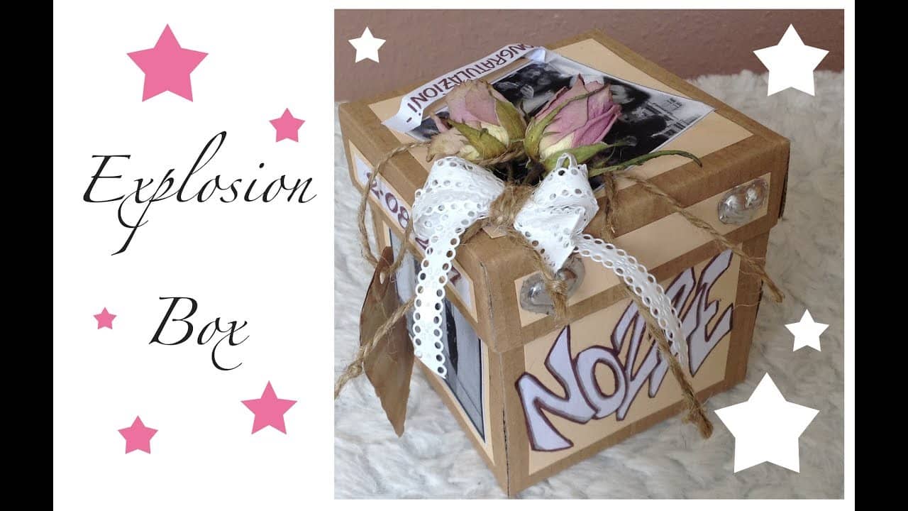 Come realizzare una explosion box per matrimonio 