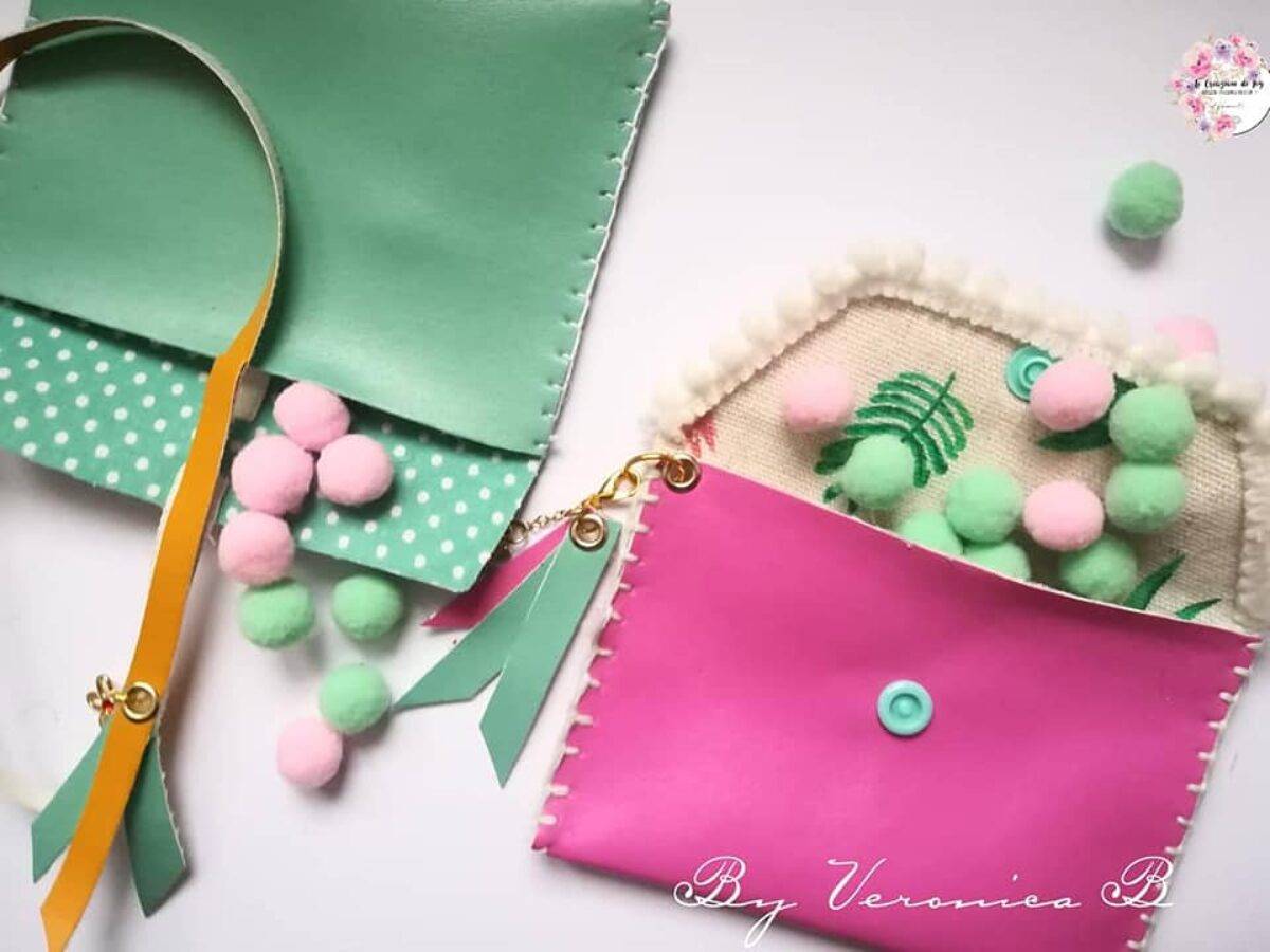 Diy: come realizzare delle mini pochette in finta pelle-VIDEO-