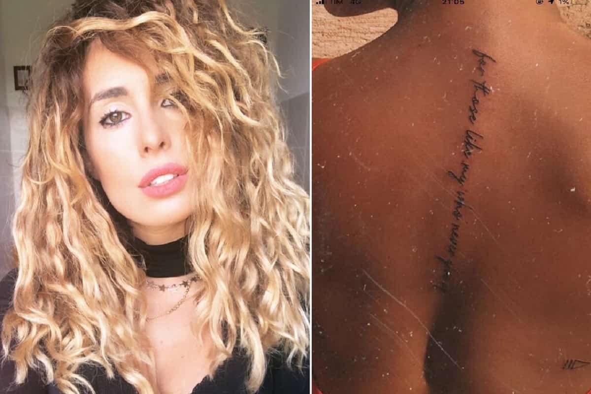 Sara Affi Fella Cancella Il Tatuaggio Non Me Ne Frega