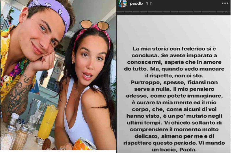 Paola Di Benedetto E Federico Rossi Si Sono Lasciati