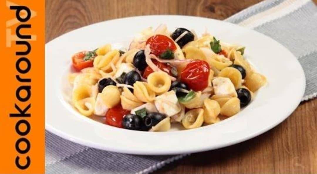 menu di agosto: pasta fredda alla greca