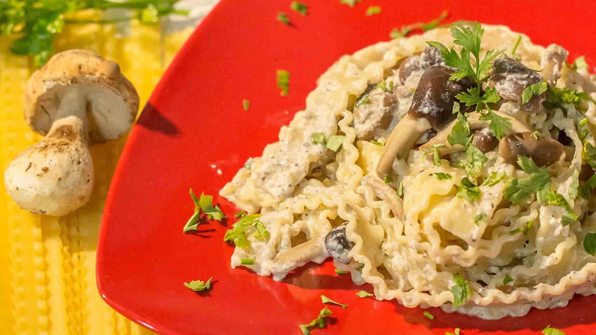 Cucina sana: pasta alla boscaiola light-video-