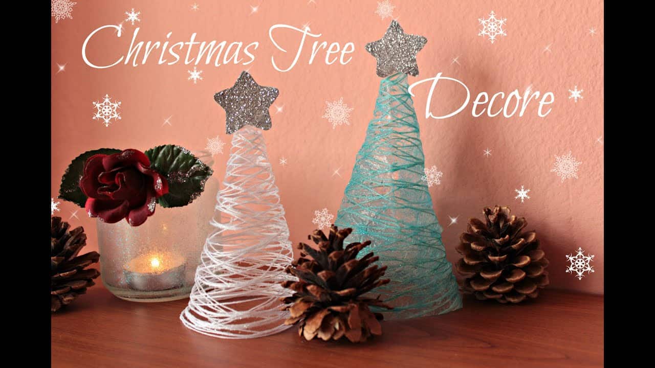 Come Preparare Decorazioni Natalizie.Diy Come Realizzare Un Albero Di Natale Con Il Cotone Video