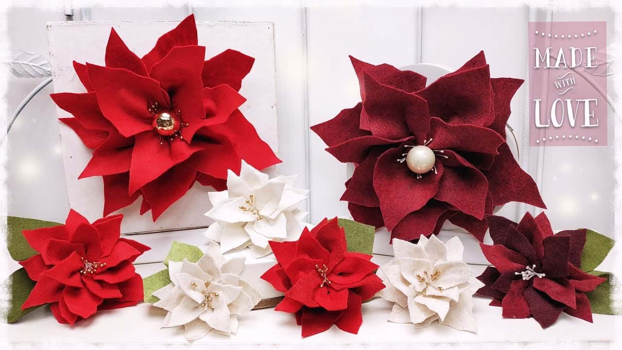 Origami Stella Di Natale Facile.Diy Come Realizzare Una Stella Di Natale In Feltro Senza Cucire Video