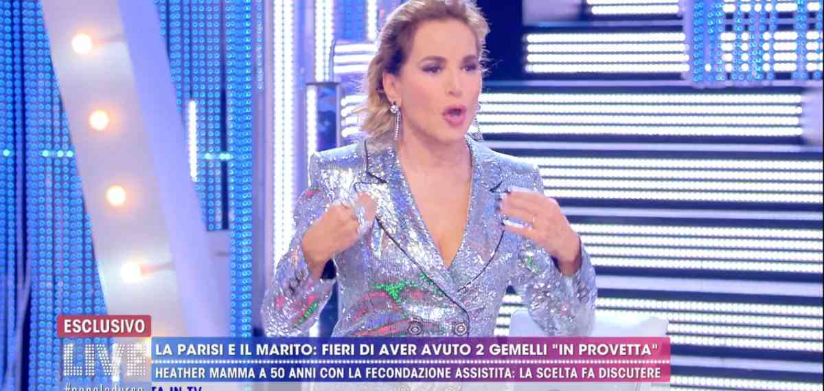 Barbara d'Urso furiosa