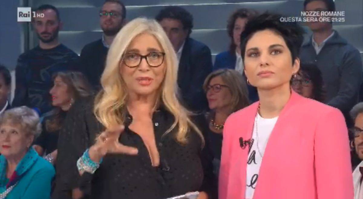 Giordana Angi con Mara Venier