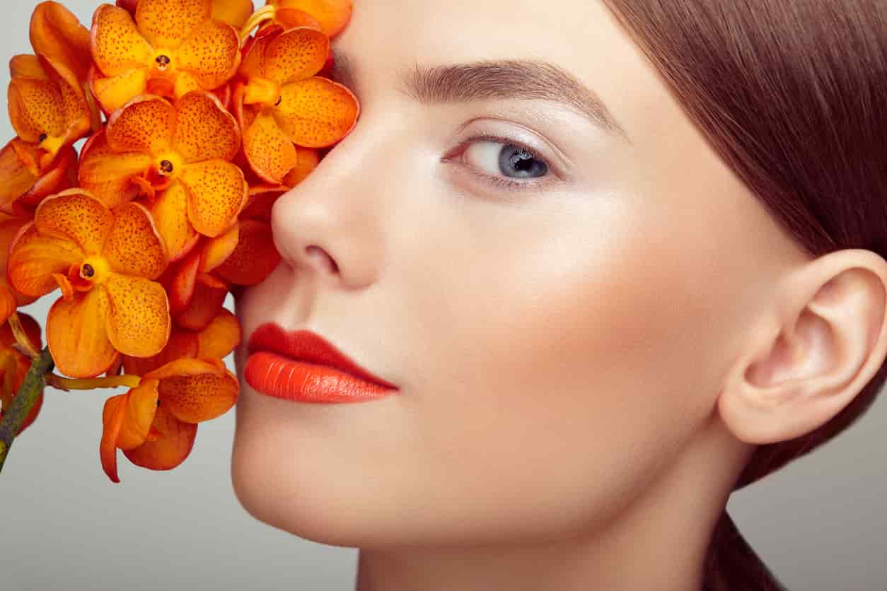 Arancione, il colore del makeup invernale 