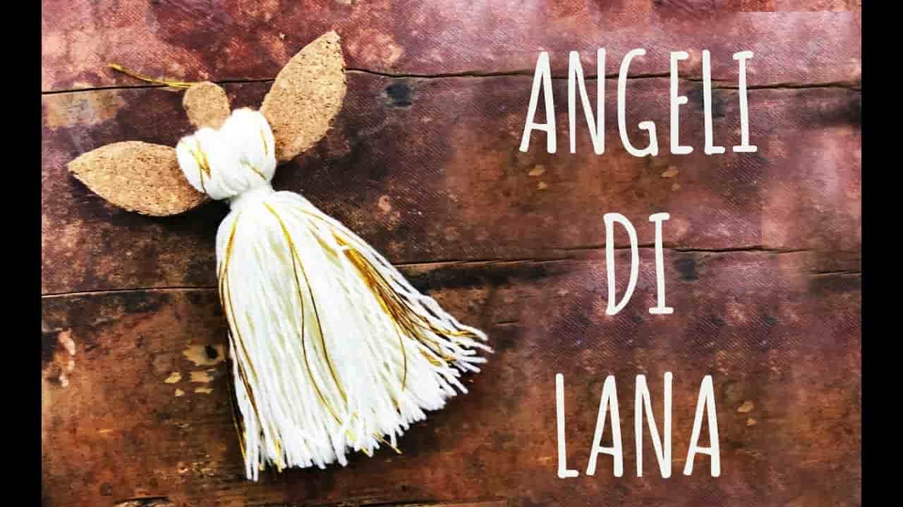 Segnaposto Natalizi Lana.Natale Fai Da Te Come Realizzare Degli Angeli Di Lana Video