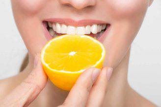 arancia per i denti