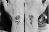 fiori tatuati